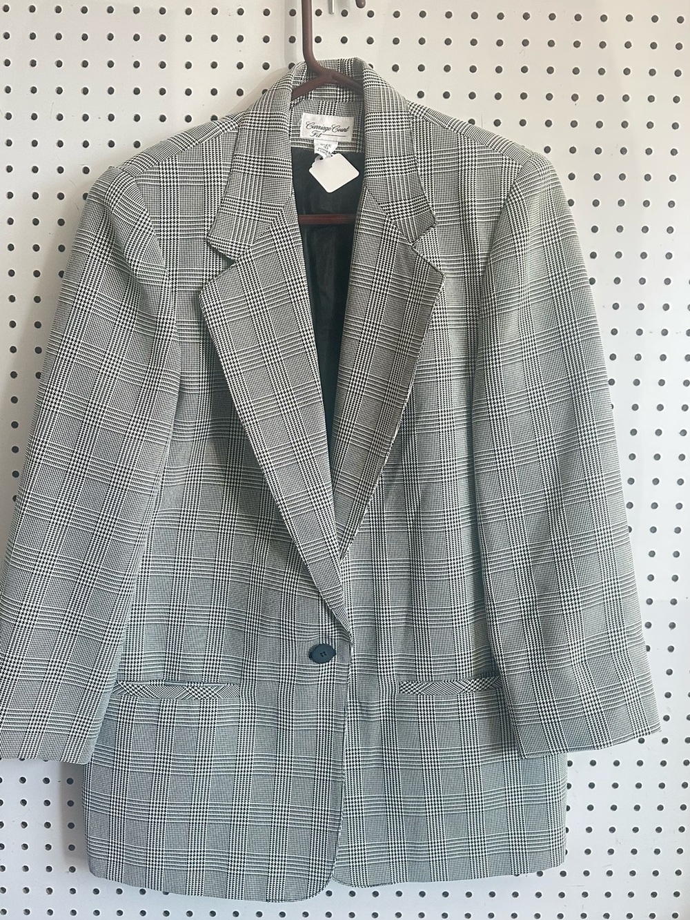 Women's Gray Glen Plaid Sport Coat by